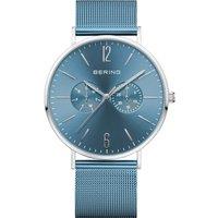 Bering Time Men's 14240-809 Classic 40mm Quartz Watch in Blue