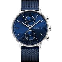 Bering Time Men's 13242-307 Classic 42mm Quartz Watch in Blue