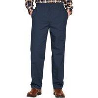 Chums Men's Fleece-Lined Elasticated Thermal Trousers with Adjustable Drawcord in Navy | Size: 46XL