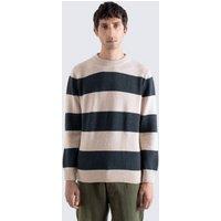 Far Afield Men's Combin Knit - Stone in Beige | Size: Medium