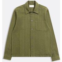 Far Afield Men's Busey Linear Shirt - Green | Size: Medium