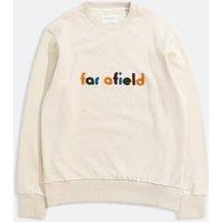 Far Afield Men's Logo Sweatshirt - Stone in Beige | Size: Medium