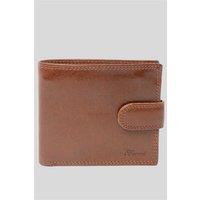 Ashwood Leather Men's Classic Leather Billfold Wallet with 3 Card Slots & ID Tab in Tan