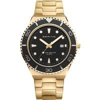 Bering Time Men's 18940-732 Classic 43mm Quartz Watch in Gold