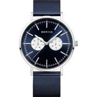 Bering Time Men's 14240-300 Classic 40mm Quartz Watch in Blue