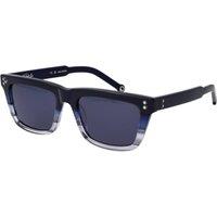 Hally & Son Men's HSA19V 5303S Square/Rectangle Sunglasses in Blue