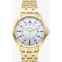 Radiant Men's RA665202 Cary 44mm Quartz Watch in Gold