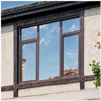 Living and Home One Way Window Privacy Film for Sun Blocker, Tint Mirror Effect in Blue