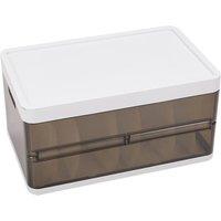 Garden Sanctuary Folding Clothes Organiser Wardrobe Drawer Storage Box with Dividers in Brown