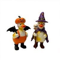 Quipulse 2Pcs Halloween Duck Tabletop Ornaments | Size: Large