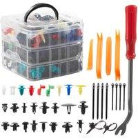 NESTLUNE 925PCS Car Trim Clips & Fasteners Kit with 5 Removal Tools 26 Sizes | Size: 10000mm x 520mm