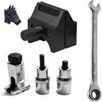 Ventryn 5PCS Suspension Strut Splitter Wheel Hub Steering Expander Tool in Black