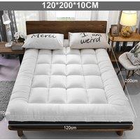 PAWNORA Mattress Topper WHITE Small Double/4FT(120 x 200CM) | Size: 120 x 200 cm
