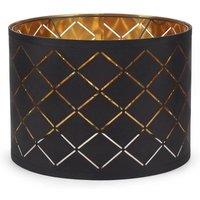 Emitto Ceiling Light Shade Pendant Drum Lampshade Lightshade Living Room in Black