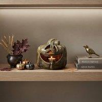 Garden Greatness Glazed LED Jack O'Lantern Statement Light
