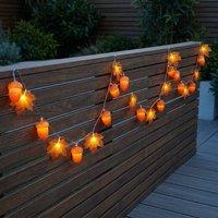 Garden Greatness Autumnal Acorn & Leaf String Lights