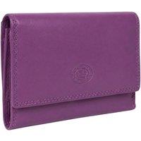 Woodland Leathers Women's Real Leather RFID Purse in Lilac