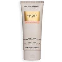 Revolution Pro Women's Miracle Surface Glow AHA + BHA Radiance Gel Cleanser 150ml in Misc