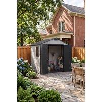 Living and Home 7x6 FT Large Garden Storage Shed in Grey