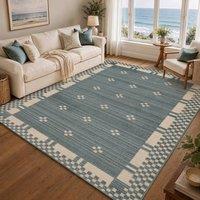 Livabliss Fifth Avenue Diamond Rug in Blue | Size: 153 cm x 220 cm