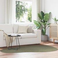 Berkfield Home Rugs Forest Green Wool 140 x 200 cm Area Rugs Other Modern | Size: Medium