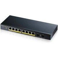 Zyxel Gs1900-10hp Managed L2 Gigabit Ethernet Poe Switch in Black