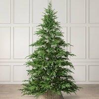 Christow Artificial Christmas Tree Realistic Nordmann Fir with Stand in Green | Size: 6ft