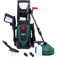Webb 1500W 120 Bar Pressure Washer with Patio Cleaner & Wash Brush in Dark Green | Size: 1 Pack