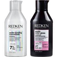 Redken Acidic Bonding Concentrate Shampoo Acidic Color Gloss Conditioner