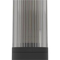 Loops Sleek Modern Black Wall Light for Indoor Minimalist Home Decor