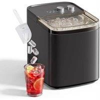 Kelvenix Ice Maker Countertop 9 Bullet Ice in 6 Mins 14KG in Black