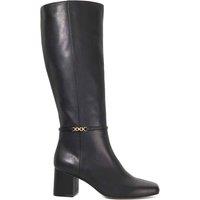 Dune London Women's Wide Fit 'Sanna' Knee High Boots in Black | Size: 3