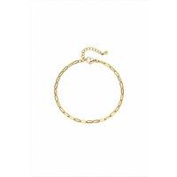 Elk & Bloom Women's Paperclip Chain 14K Gold Link Bracelet