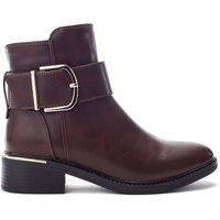 Moda In Pelle Women's 'Palomia' Porvair Ankle Boots in Dark Brown | Size: 7