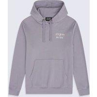 Animal Women's 'Maya' Bude Print Soft Cotton Lightweight Relaxed Everyday Hoodie in Blue | Size: Large