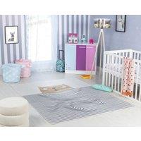 Livabliss Lilian Kids Beige Brown Grey Black Washable Rug | Size: 80 cm x 150 cm
