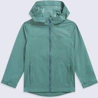 Animal 'Swerve' Lightweight Waterproof Taped Seams Full Zip School Jacket in Teal | Size: 2-3 Years