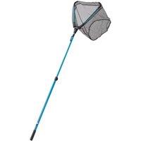 NESTLUNE 180cm Foldable Fishing Landing Net Collapsible Telescopic in Blue | Size: 0-12 m
