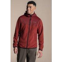 Craghoppers Men's Telesto Hooded Insulated Borg Jacket in Maroon | Size: XL