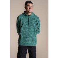 Craghoppers Men's Esk II Half Zip Fleece in Green | Size: 2XL