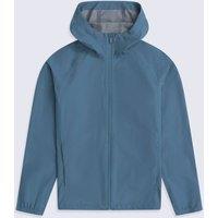 Animal Men's 'Reid' Active 2.5 Layer Waterproof Taped Seams Packable Hooded Jacket in Blue | Size: XL