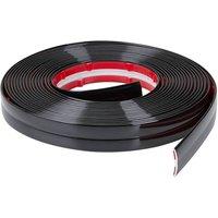 Living and Home 6.1m Self Adhesive Flexible Corner Trim Wall Moulding Trim in Black