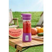 Living and Home 380ML Portable Personal Blender with 6-Leaf 304 Stainless Steel Blade in Purple