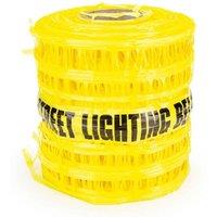 Pegdev Detectable Mesh Street Lighting Marker 200mm x 6m in Bright Yellow