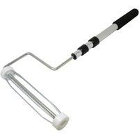 BARGAINS-GALORE Roller Frame Painting Tool Decorating Extension Handle Ceiling Painter in Silver