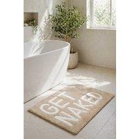 Mooky Mats Get Naked Bath Mat in Beige