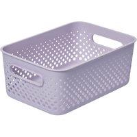 SmartStore Essence Medium White Organiser Tray 'Storage Basket', 5.6L in Purple