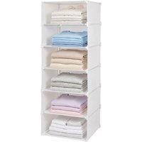 FLAVORA 5 Storeys White Modular Cube Storage Cabinet