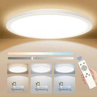 Kelvenix LED Ceiling Lights Round Panel Down Light Kitchen in White