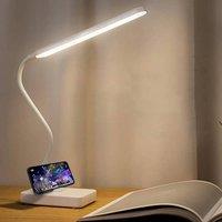 Kelvenix Dimmable USB LED Desk Lamp Touch Table Bedside in White